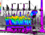 Local heating of high voltage transformer