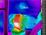 Overheating of collar bearing of electric motor shaft 