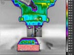 Thermo-control of a component during laser hardening